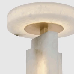 Tracy Medium Table Lamp - Alabaster -France and So Furniture VCS KW KW3922ALB D3