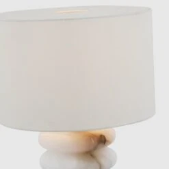 Isla Medium Table Lamp - Alabaster -France and So Furniture VCS KW KW3932ALBL D3