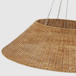 Serene Extra Large Wrapped Hanging Shade -France and So Furniture VCS MF MF5035PNNTW D4