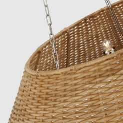 Serene Extra Large Wrapped Hanging Shade -France and So Furniture VCS MF MF5035PNNTW D5