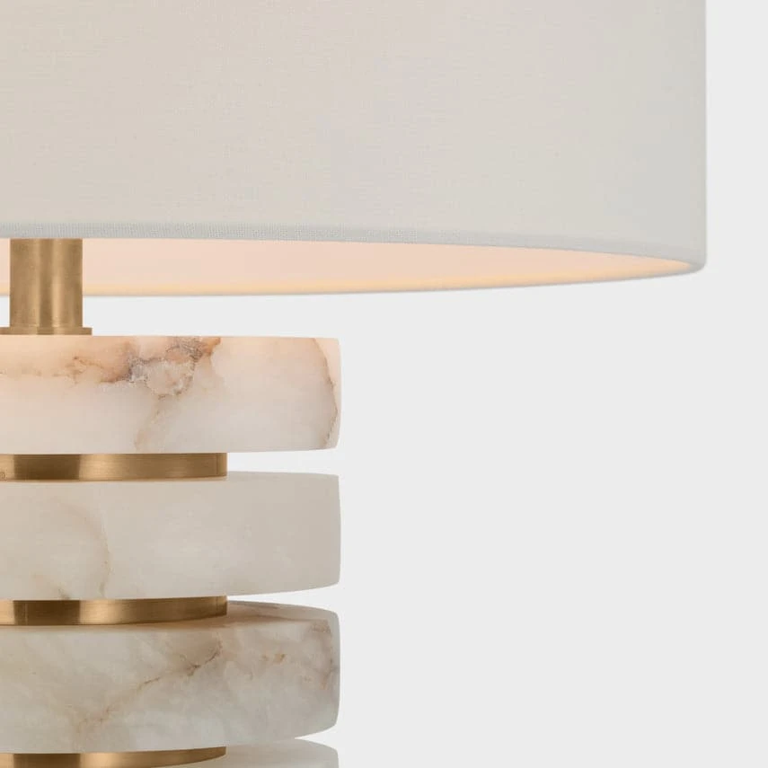 Wesley Medium Table Lamp - Antique Brass 3 Wesley Medium Table Lamp - Antique Brass - Image 3