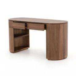 Leif Desk - Caramel Brown -France and So Furniture VFIL 016 OPN 1