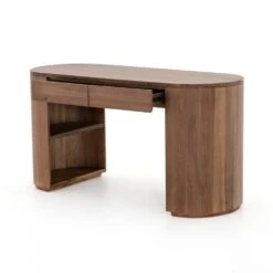 Leif Desk - Caramel Brown -France and So Furniture VFIL 016 OPN 2