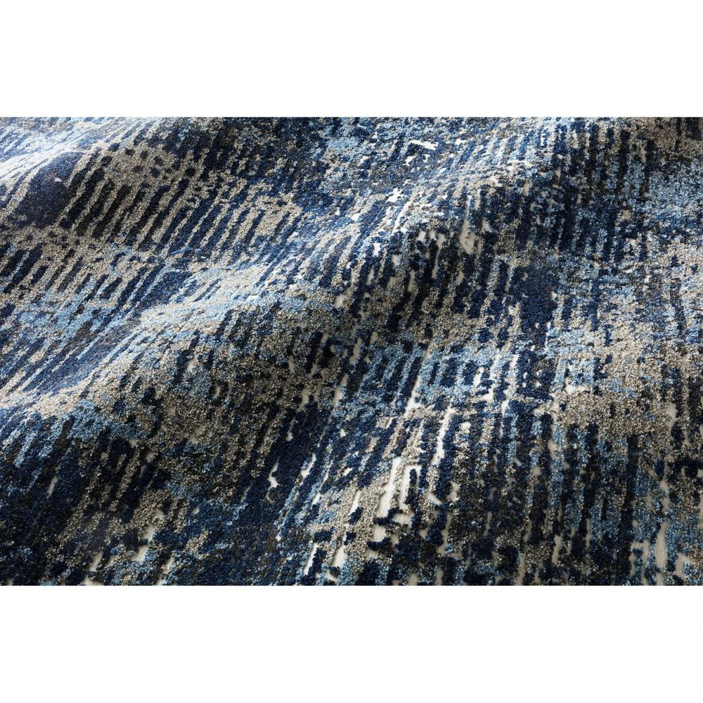 Loloi Viera Dark Blue / Grey 7'-7" X 10'-6" Area Rug 2 Loloi Viera Dark Blue / Grey 7'-7" X 10'-6" Area Rug - Image 2