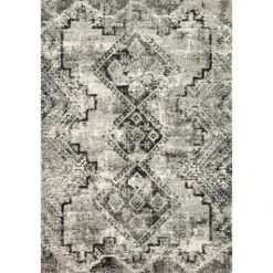 Loloi Viera Grey / Black 8'-11" X 12'-5" Area Rug