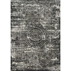Loloi Viera Graphite / Black 2'-5" X 7'-7" Runner Rug