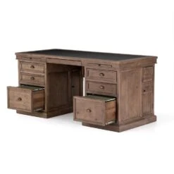 Madison Large Desk - Sundried Ash -France and So Furniture VLLS 01 11 FH OPN 1 8b5a2c11 385e 46bc ac06 e1a200d8f97f