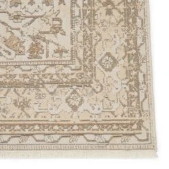 Aeneas Oriental Cream/ Light Gray Runner Rug (2'6"X8') -France and So Furniture VNE05 3