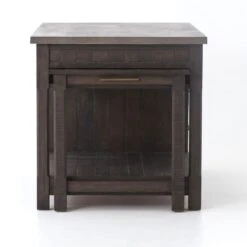 Maxwell Kitchen Island - Rubbed Black Oak 22 Maxwell Kitchen Island - Rubbed Black Oak -France and So Furniture VPTN 040 SID 2