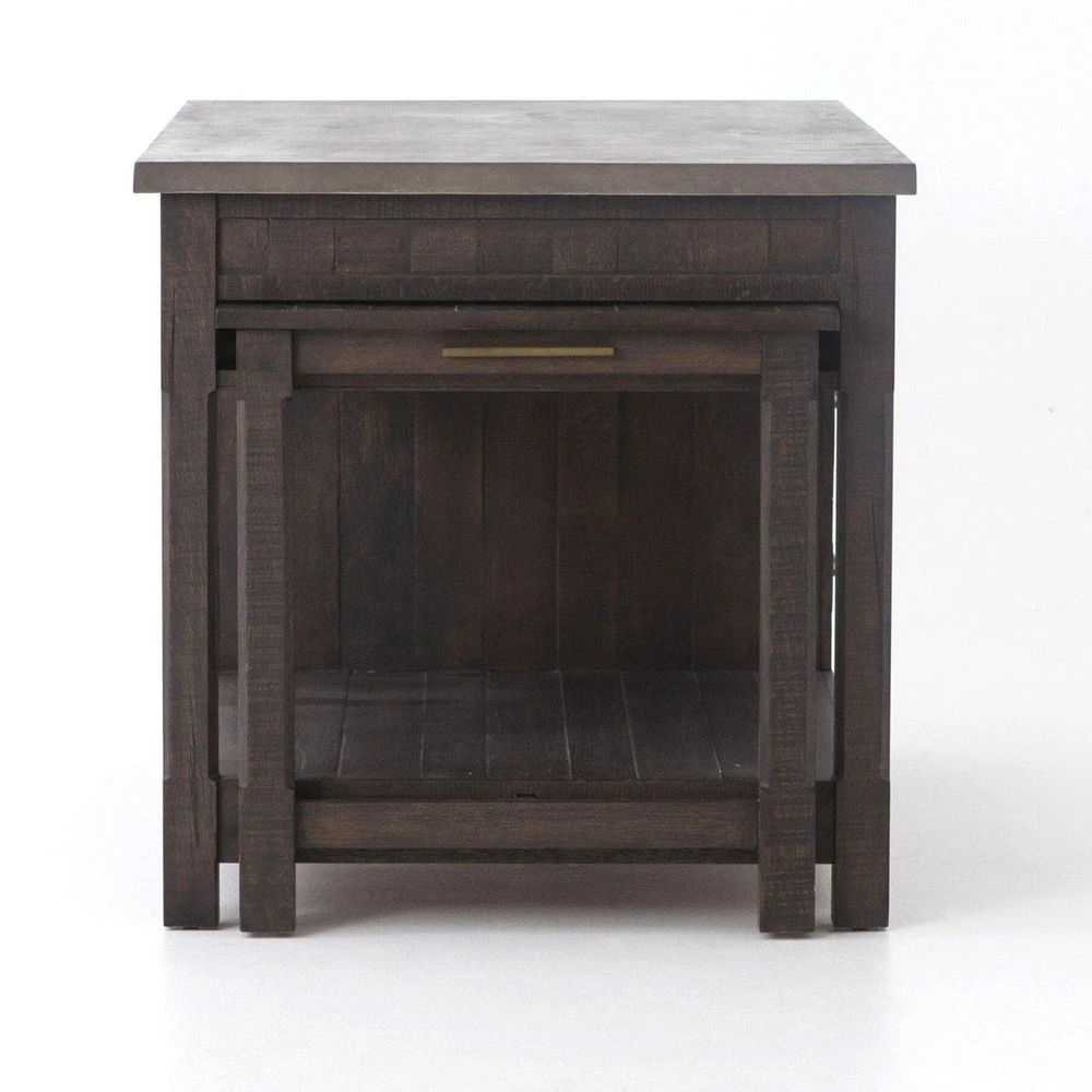 Maxwell Kitchen Island - Rubbed Black Oak 11 Maxwell Kitchen Island - Rubbed Black Oak - Image 11