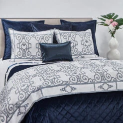 Velvet Coverlet Set -France and So Furniture VelvetNavy sq 500x500 crop center f83aac24 bdda 4531 8cd0 3be09bf242bf