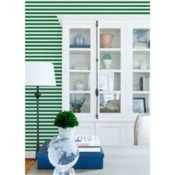 Versa Stripe Wallpaper 7 Versa Stripe Wallpaper -France and So Furniture Versa Stripe Signature Green LR