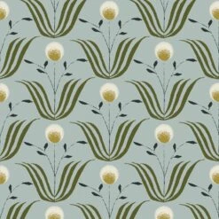 Spring Bloom Wallpaper 15 Spring Bloom Wallpaper -France and So Furniture WC409 AB SpringBloom AshBlue