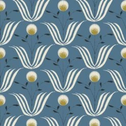 Spring Bloom Wallpaper 17 Spring Bloom Wallpaper -France and So Furniture WC409 BS SpringBloom BlueSalt