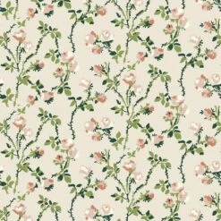 Rose Thorns Wallpaper -France and So Furniture WC411 IG RosesThorns IvoryGarden