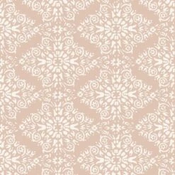Timbre Damask Wallpaper -France and So Furniture WC414 PE TimbreDamask DustyPeach