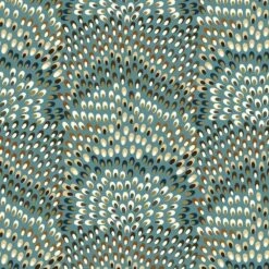 Jandaya Wallpaper -France and So Furniture WC417 BL Jandaya BlueStone