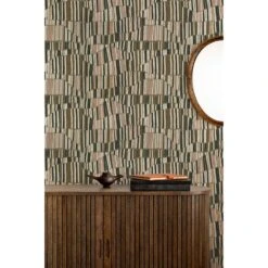 Jamaican Waves Wallpaper -France and So Furniture WCFM10 OB JamaicaWaves OliveBlush 57fc44f2 d4ef 41cd 9691 ac87cedb15db