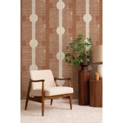 Inyanga - Wallpaper 19 Inyanga - Wallpaper -France and So Furniture WCFM9 RC Inyanga RedClay MockUp