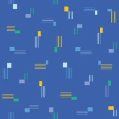 Shapes Wallpaper -France and So Furniture WCPK107 CF Stripes Cornflower