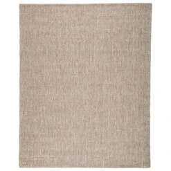 Simeon Solid Gray/ White Area Rug (5'X8')
