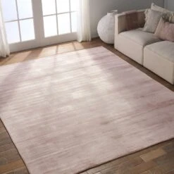 Yamir Handmade Solid Pink Runner Rug (3'X12') -France and So Furniture YAS15 4 31897d6c 8333 4272 98ad 876938b418f0
