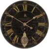 Bond Street 30" Black Wall Clock