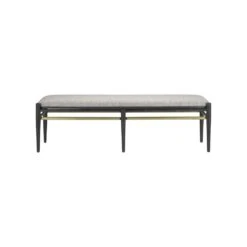Visby Black Bench, Arita Smoke -France and So Furniture a7a95f7bd516458348d144876d1e343e4082a444