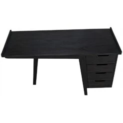 Noir Kennedy Desk -France and So Furniture ae 20chb 2 lg