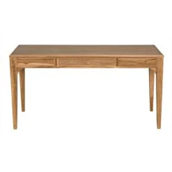 Noir Ambrose Desk, Bleached Teak -France and So Furniture ae 301bt 7 lg