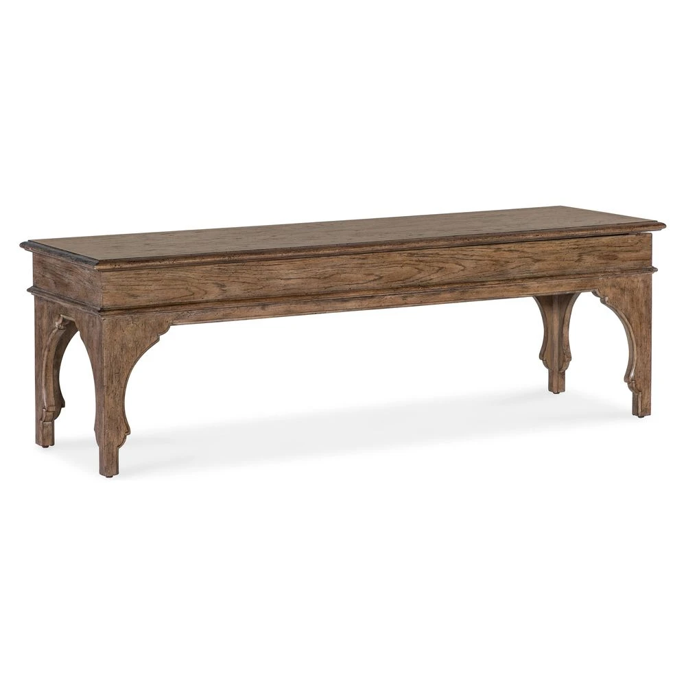 Heritage Bed Bench - Medium Wood 5 Heritage Bed Bench - Medium Wood - Image 5