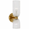 Alea 16" Double Bath Sconce With Clear Glass