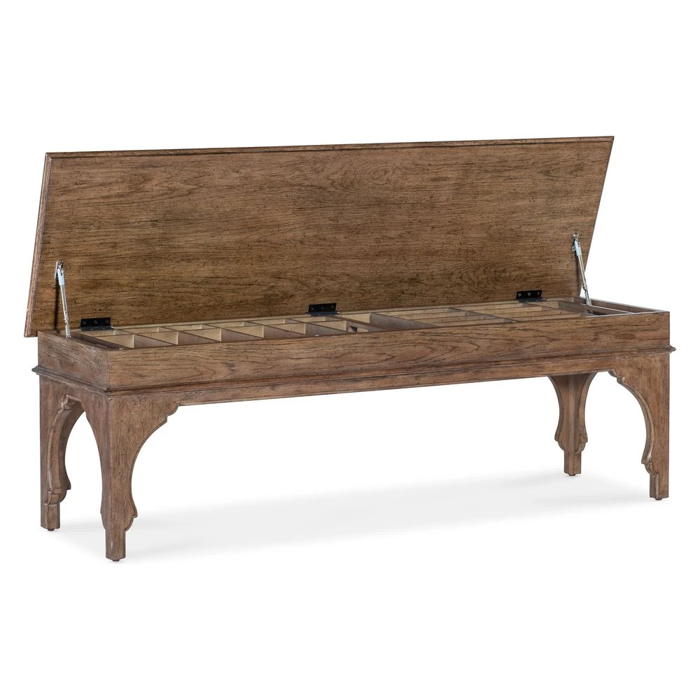 Heritage Bed Bench - Medium Wood 6 Heritage Bed Bench - Medium Wood - Image 6