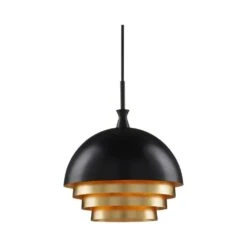 Salviati Large Black & Gold Pendant -France and So Furniture b294d07f3399a725b233b25ad54bf9df0d64e8fd