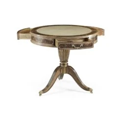 Buckingham Bleached Mahogany Drum Table -France and So Furniture b2cl038ptmjfn5gc7yro 02562.1647289722