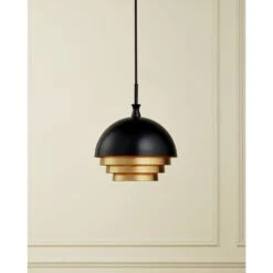 Salviati Large Black & Gold Pendant -France and So Furniture b2f891e6bab96d1d5a40e6beb1524861743b7c0b