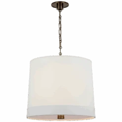 Minimal Banded Hanging Shade - Bronze