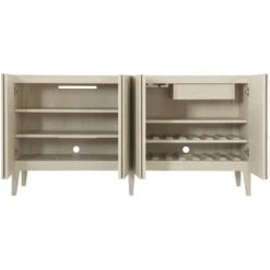 Augusto Entertainment Console -France and So Furniture bernhardt east hampton entertainment console 395 860 open