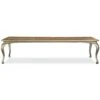 Pinnacle Rectangle Dining Table - Champagne Mist