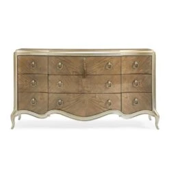 Trio Dresser - Grey, Gold