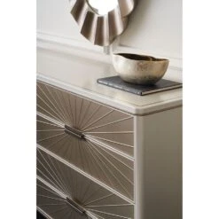 Serena Dresser - White, Gold, Bronze -France and So Furniture c113 422 011 detail