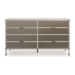Serena Dresser - White, Gold, Bronze