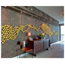 Wall Play Seed - Gold Foil -Set Of 10 -France and So Furniture c407de042d935a76605910dfb0ab3e7c