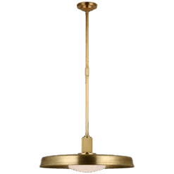 Rosenberg 24" Factory Pendant - Antique Brass