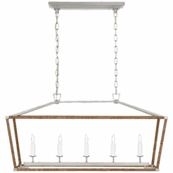 Larissa Medium Rattan Wrapped Linear Lantern