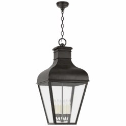 Crawford Grande Hanging Lantern - French Rust