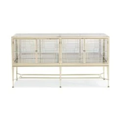 Valuable Glass Credenza