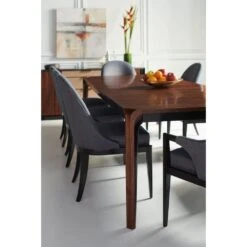 Spacious Dining Table - Walnut, Rectangle -France and So Furniture cla 020 209 detail3 7f1f832b 389d 440c b944 e95c57c34e09