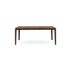 Spacious Dining Table - Walnut, Rectangle -France and So Furniture cla 020 209 front