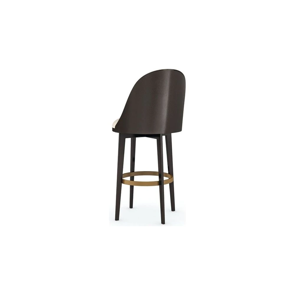 Encore Bar Stool - Brown, Gold, Beige 6 Encore Bar Stool - Brown, Gold, Beige - Image 6